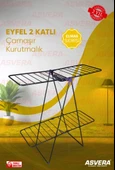 ASVERA EYFEL İKİZ FULL-HARD ÇAMAŞIR KURUTMALIK - 1