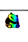 SEÇ Panda Sticker Hologram Panda 15x20 Dijital Baskı - 1