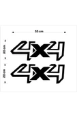 SEÇ 4X4 Sticker Oto Araba Sticker - 3