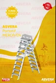 ASVERA ALÜMİNYUM 9+9 ÇİFT ÇIKIŞLI MERDİVEN - 1