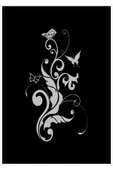 SEÇ Kelebekli Sarmaşık Ev Sticker - 1