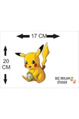 SEÇ Pıkachu Sticker Çok Amaçlı Sticker thumbnail 2