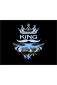 SEÇ Kral Tacı Ve Sakallı Adam Sticker - 1