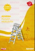 ASVERA ALÜMİNYUM 6+6 ÇİFT ÇIKIŞLI MERDİVEN - 1