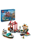 ® City Yük Gemili Liman 60422 - 8+ Yaratıcı Oyuncak Yapım Seti (1226 Parça) - 1