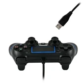 Kontorland - PS4 Ve PC Uyumlu Titreşimli Kablolu Oyun Kolu GamePad P4H - 2