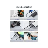 Jsaux Urbankit Pro 6in1 Profesyonel Seyehat Kiti Mfi Lisanslı Type-C To Ip ve 100W Type-C To Type-C Kablolu Dijital Saklama Kutusu Sd Tf Kart Yuvası Telefon Kablosu Dönüştürücü ve Aparat Seti DB02 - 3