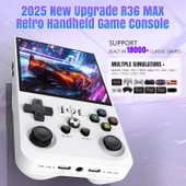 Konsol Plus R36S Max Retro El Oyun Konsolu 4.0'' IPS Ekranlı 18.000 Oyunlu - 7