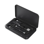 Jsaux Urbankit Pro 6in1 Profesyonel Seyehat Kiti Mfi Lisanslı Type-C To Ip ve 100W Type-C To Type-C Kablolu Dijital Saklama Kutusu Sd Tf Kart Yuvası Telefon Kablosu Dönüştürücü ve Aparat Seti DB02 - 1