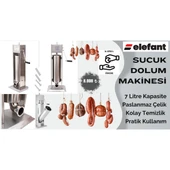 Ml-S7 Paslanmaz Sosis Doldurucu / Sucuk Yapma Makinesi 7kg - 4