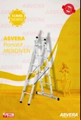 2X2 = 4 METRE "A" TİPİ 2 PARÇALI ALÜMİNYUM MERDİVEN - 1