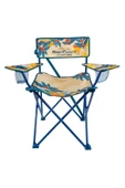 Desenli Katlanır Kamp Piknik Sandalyesi Rejisör Koltuğu - 2