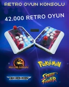 HABL 2025 Retro Arcade Kablosuz Oyun Konsolu 42.000 Oyunlu Süper BoxOyun - 1