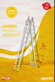 2X3 = 6 METRE "A" TİPİ 2 PARÇALI ALÜMİNYUM MERDİVEN - 1