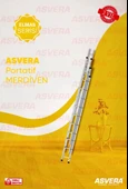 ASVERA 3 Parça x 3 Metre = 9 Metre Alüminyum Merdiven – Profesyonel, Katlanabilir & Yerli Üretim thumbnail 1
