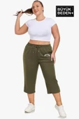 Süperlife Kadın Büyük Beden New York Baskılı Standart &Regular Kalıp Şort SPR25BSRK087 - 9