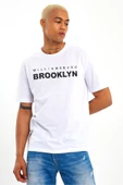 Erkek Bisiklet Yaka Willams.Brooklyn Baskılı Tshirt SPR25TS31 - 7