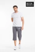 Erkek Büyük Beden Unified Collective Baskılı Standart &Regular Kalıp Şort SPR25BSR088 thumbnail 3