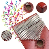 Kalimba Başparmak Piyano - Çiçek Desenli - 17 Tuşlu - 4