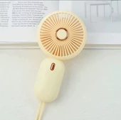 Avuç İçi Taşınabilir Şarjlı Mini Vantilatör El Fanı YM88196 - 10