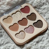 Sudedi Home Natural Love Kalp Şeklinde 9'lu Far Paleti - 1