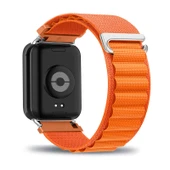 Xiaomi Mi Band 8 Pro/9 Pro Uyumlu Naylon Kordon - Turuncu - 1