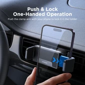 Hava Ventili Araç Telefon Tutucu - 4.5-6.7" Telefonlara Uygun - 360° Dönebilen - 7