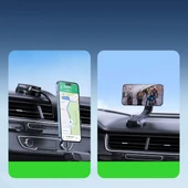 MagSafe Uyumlu Araç İçi Telefon Tutucu - Dashboard - Siyah - 6