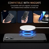 iPhone 11 Pro Lüks Deri MagSafe Kılıf - Kırmızı thumbnail 7