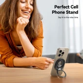 Manyetik Halka Tutucu ve Stand - Siyah - 8