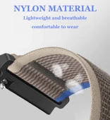Xiaomi Mi Watch S2 42mm/46mm için Naylon Örgü Kordon - Yeşil - 2