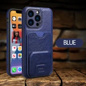 iPhone 15 Plus Uyumlu Kartlıklı Deri Cüzdan Kılıf - Yeşil - 11