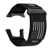 Suunto Ambit 3/3 Run/2/2R/2S/1/Sport için Naylon Cırt Cırtlı Kayış - Siyah - 1