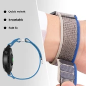 Samsung Galaxy Watch Active/Active 2 Uyumlu Siyah Naylon Kordon - 3