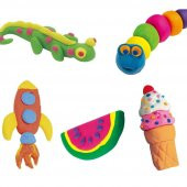 Oyun Hamuru 12 Renk Merdane Şekiller Set Play Doh Oyun Hamuru Seti 12 Renk Merdane ve Şekiller - 2