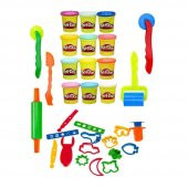 Oyun Hamuru 12 Renk Merdane Semboller Set Play Doh Oyun Hamuru Seti 12 Renk Merdane ve Semboller - 1
