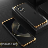 Huawei Nova 11 Alüminyum Tampon Kılıf - Siyah-Mavi Kenar - 6.7 - 10