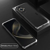 Huawei Nova 11 Alüminyum Tampon Kılıf - Siyah-Mavi Kenar - 6.7 - 11