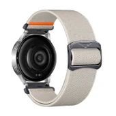 Xiaomi Mi Watch S3 için Elastik Naylon Kordon - Bej - 1