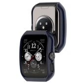 OPPO Watch 4 Pro/3 Pro Darbeye Dayanıklı İnce Tampon Kılıf - Koyu Mavi - 3