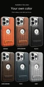 iPhone 15 Uyumlu Timsah Desenli Mavi TPU Kılıf - 2
