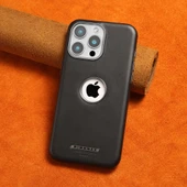 iPhone 16 Pro Max Magsafe Uyumlu Deri Kılıf - Siyah - 1