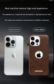 iPhone 16 Pro Max Magsafe Uyumlu Deri Kılıf - Siyah - 9