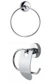 SAS Banyo Aksesuar Seti KROM İkili Set - 1
