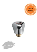 Wuvera Alfa Model Musluk Başlığı – Salmastralı, Zamak Gövde, Yedek Parça - 3