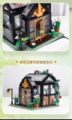 Güneş Çiçek Evi Yapı Seti - Lego Uyumlu - 14.5x14.5x17cm - 8
