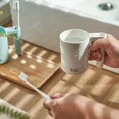 PP Diş Fırçası Kabı - Yıldızlararası Beyaz thumbnail 2