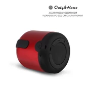 Mini Bluetooth Hoparlör - Taşınabilir - 45x40x40mm - Çin Kırmızısı - 5