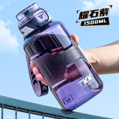1500ML Tritan Spor Su Şişesi - Obsidyen Moru - 2
