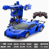 Uzaktan Kumandalı Dönüşen Araba Robot - Kırmızı Lamborghini, Şarj Edilebilir - 2